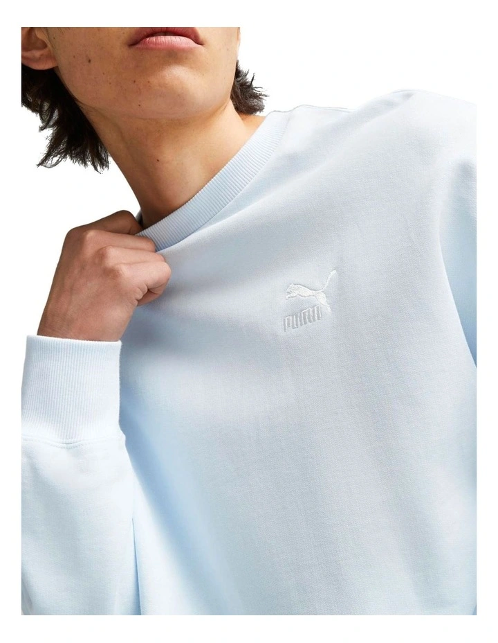 Better Classics Crew Sweatshirt in Icy Blue image 2