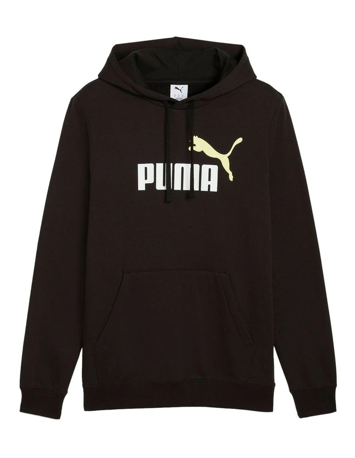 Ess 2 Color No. 1 Logo Hoodie Fl in Black image 4