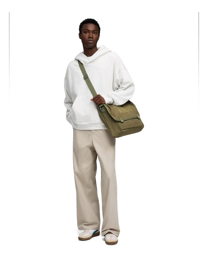 Wardrobe Ess Boxy Hoodie Fl in White image 3