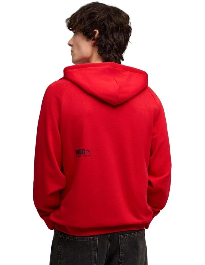 Sport Hoodie in Red image 2