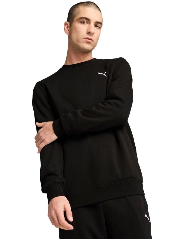 Essential Crew Neck T-shirt in Black image 1