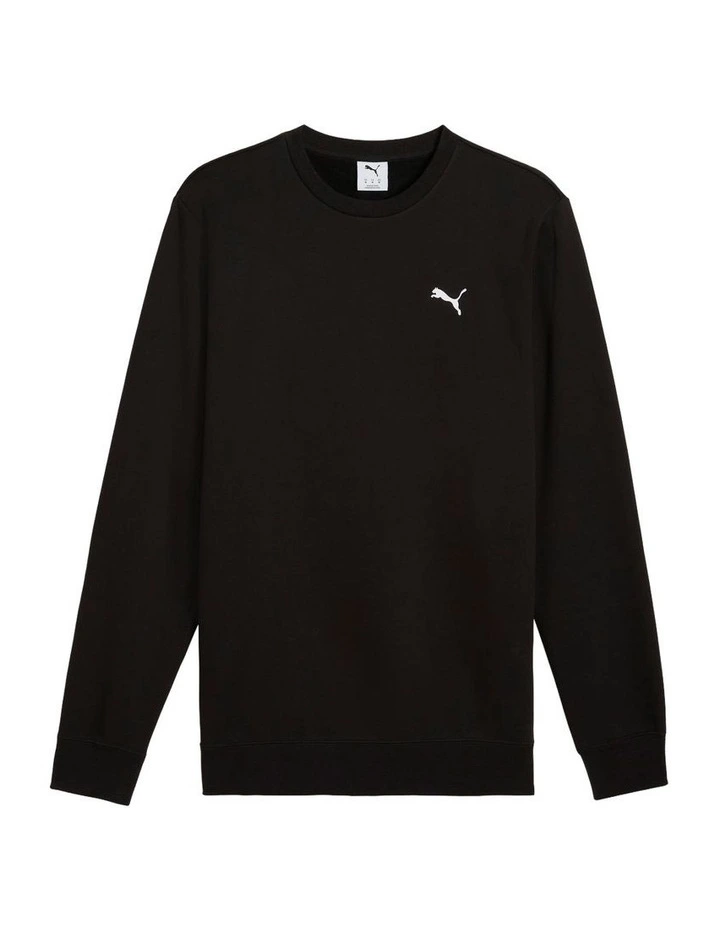 Essential Crew Neck T-shirt in Black image 4