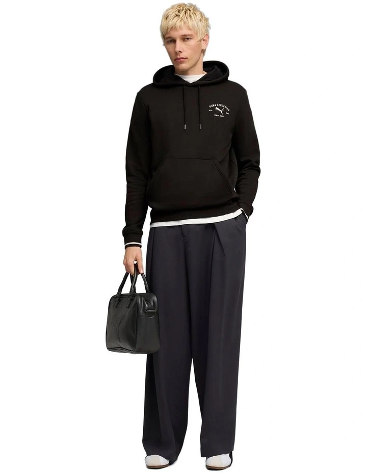 Class Graphic Hoodie in PUMA Black image 3