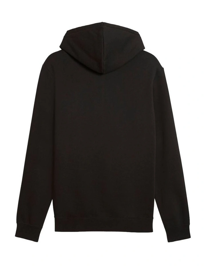 Essentials Small No.1 Logo Centered Hoodie in Black image 5
