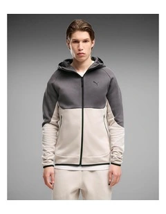 Pumatech Slim Elevated Full-Zip Hoodie Dk Moody Gray