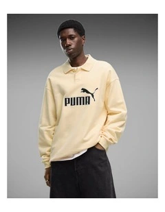 Ess Elevated No.1 Relaxed Polo Tr Buttercream