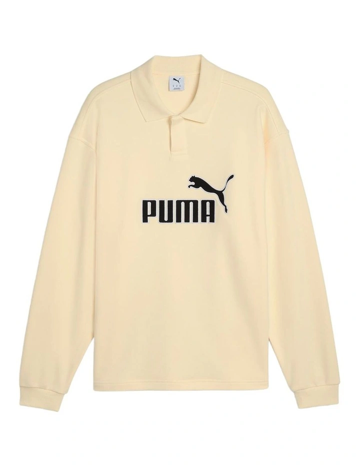 Ess Elevated No.1 Relaxed Polo Tr Buttercream image 4