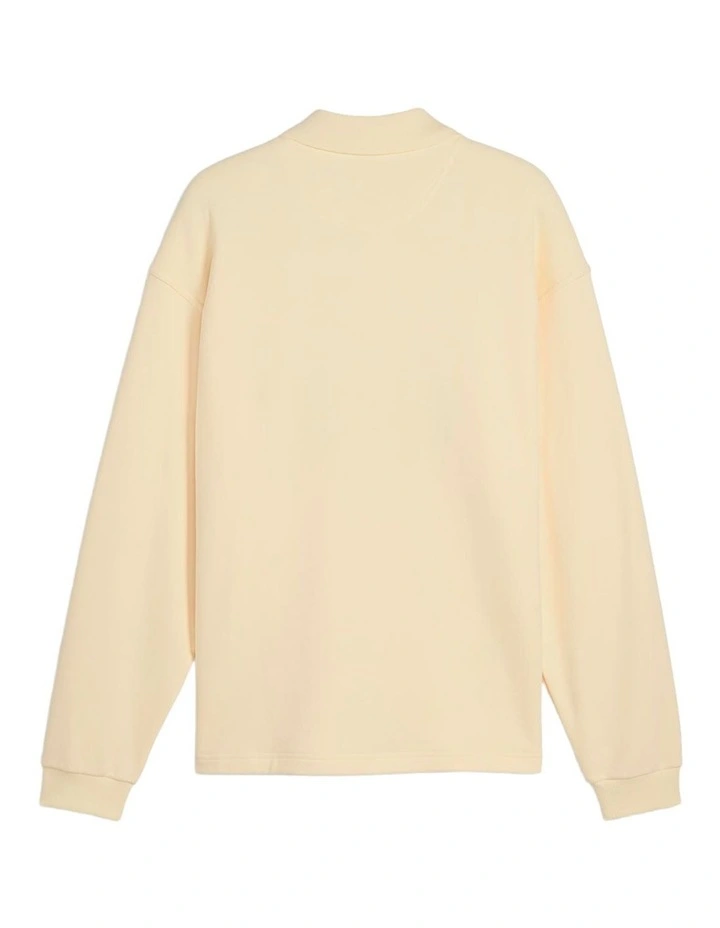 Ess Elevated No.1 Relaxed Polo Tr Buttercream image 5