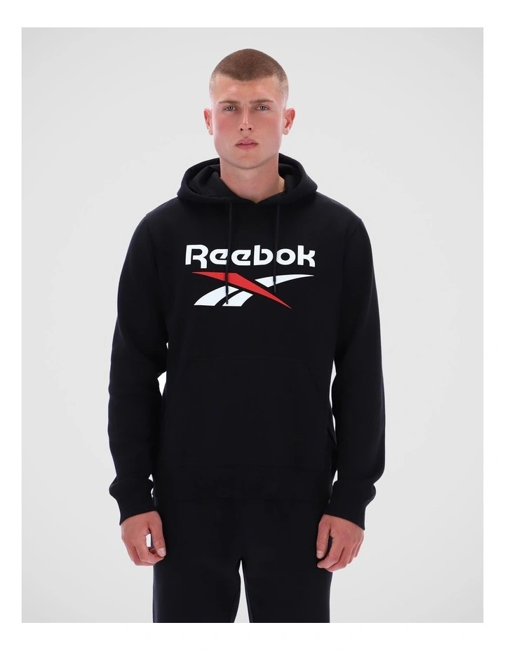 Trendt 2 Col Logo Hoodie Black image 1
