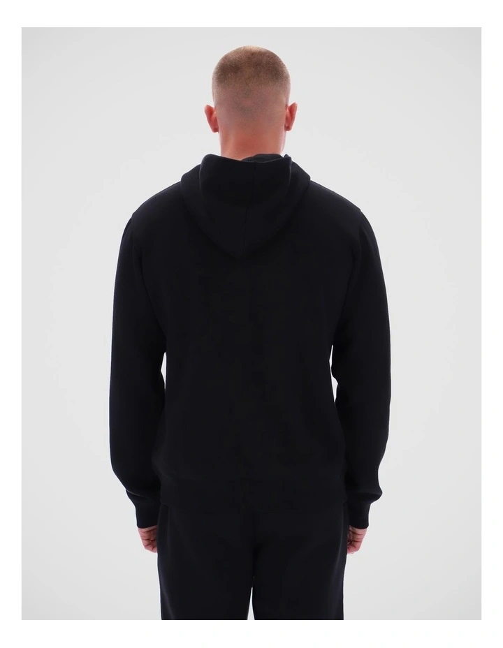Trendt 2 Col Logo Hoodie Black image 2