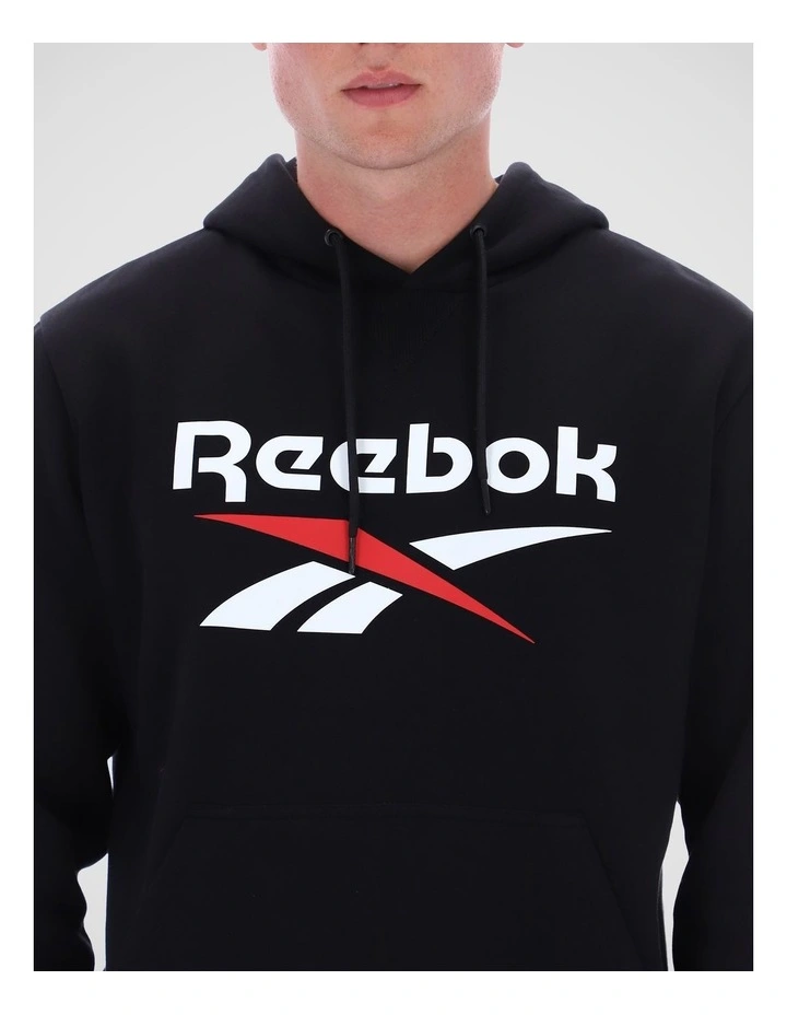 Trendt 2 Col Logo Hoodie Black image 4