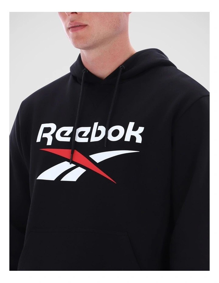Trendt 2 Col Logo Hoodie Black image 5