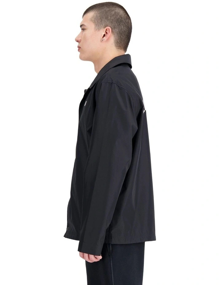 Essentials Coaches Jacket in Black image 2
