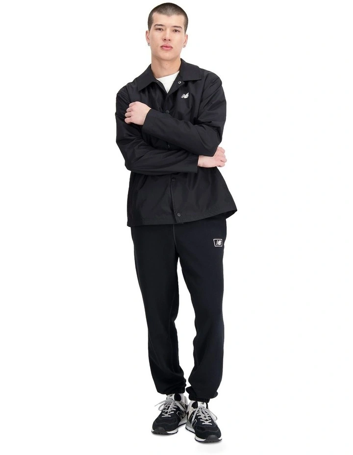 Essentials Coaches Jacket in Black image 6