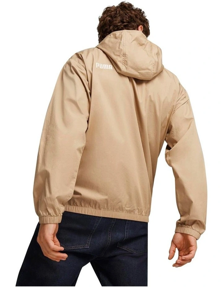 Hooded Cotton Jacket in Prairie Tan image 2