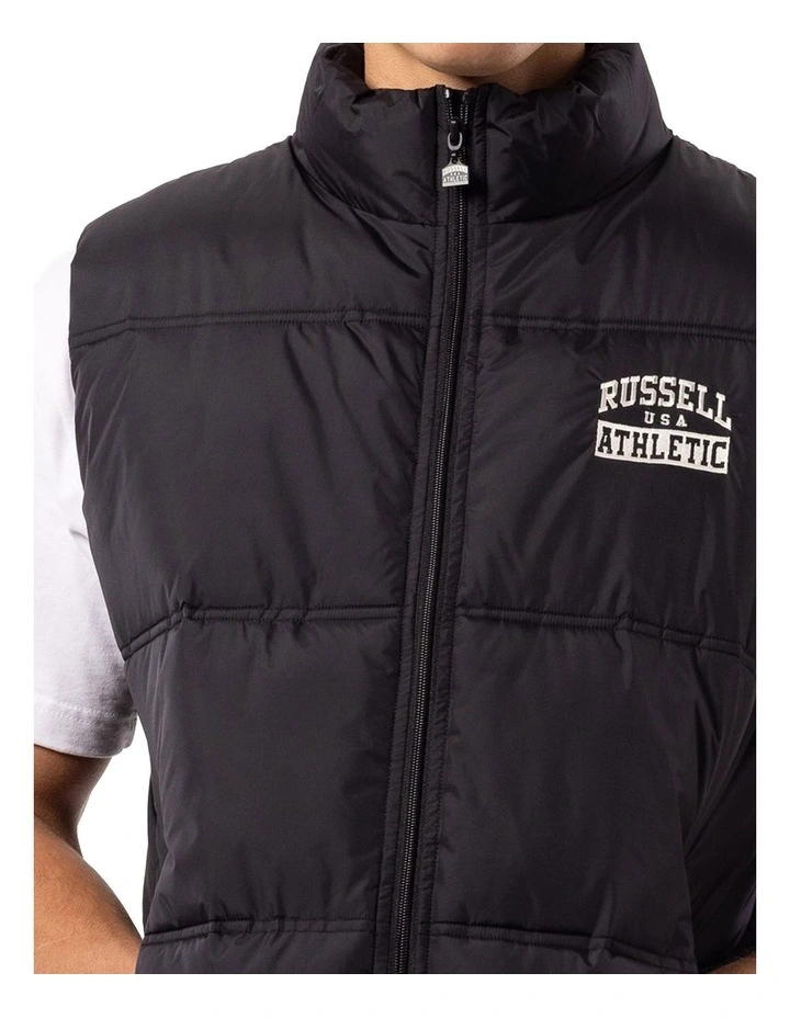 Kennedy Puffer Vest in Black image 5