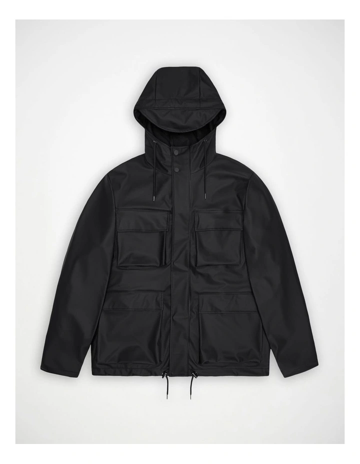 Pocket Jacket in Black image 4