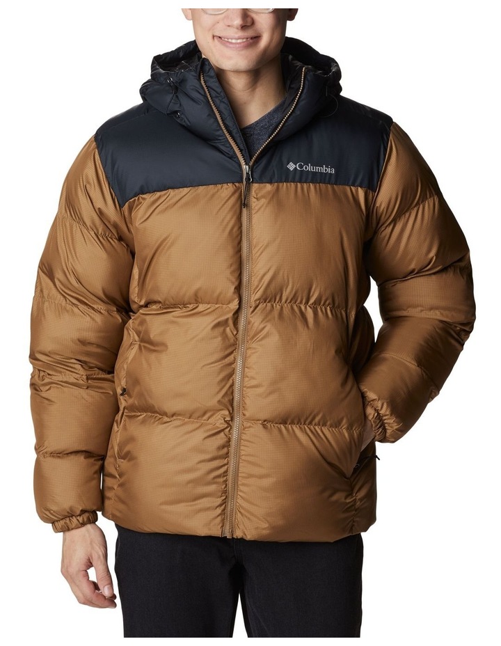 Puffect Hooded Jacket in Delta/Black Assorted