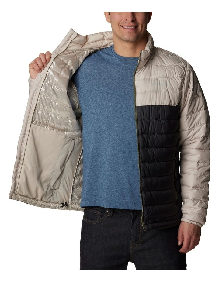 Powder Lite Insulated Jacket in Dark Stone, Shark image 5