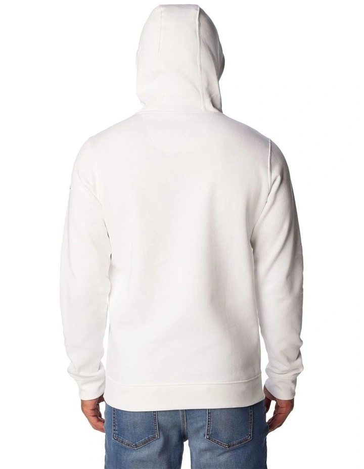 CSC Basic Logo II Hoodie in White image 2