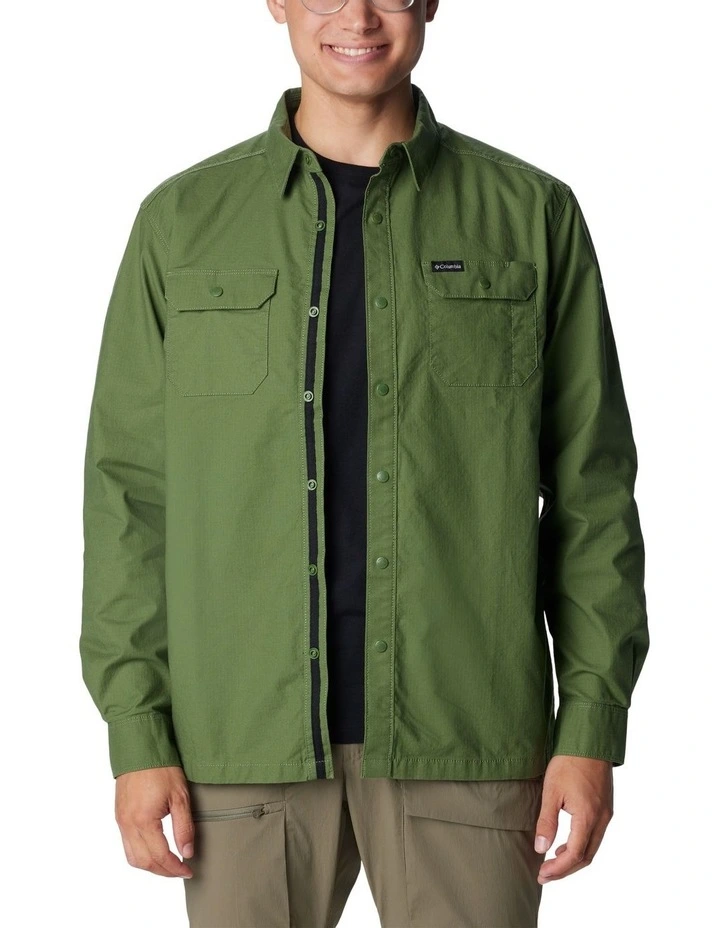 Landroamer Long Sleeve Lined Shirt in Green image 6
