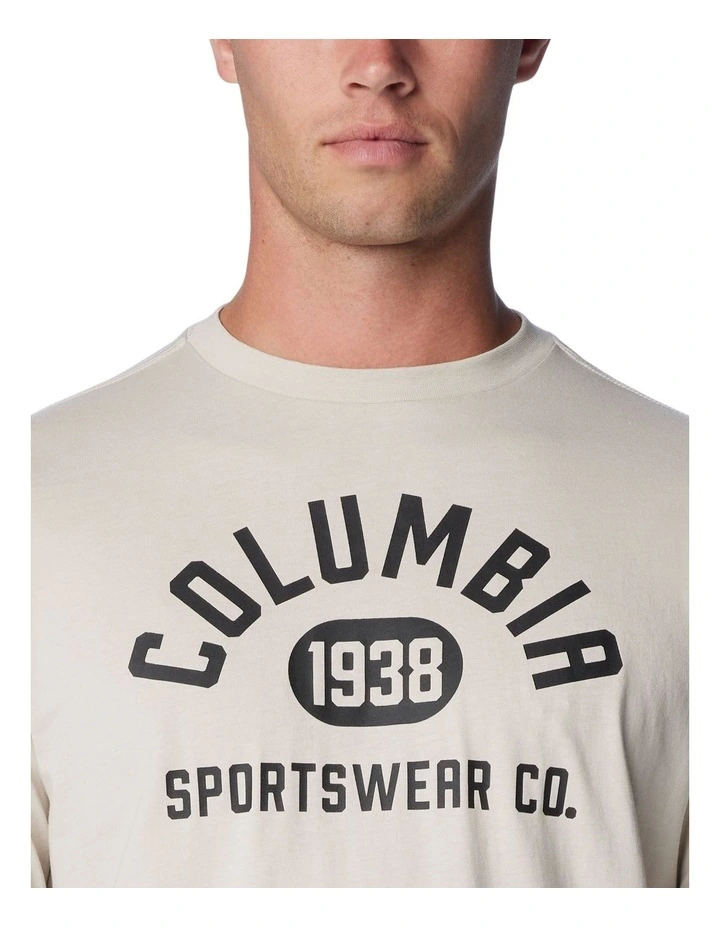 CSC Basic Logo Short Sleeve Tee in Dark Stone image 4