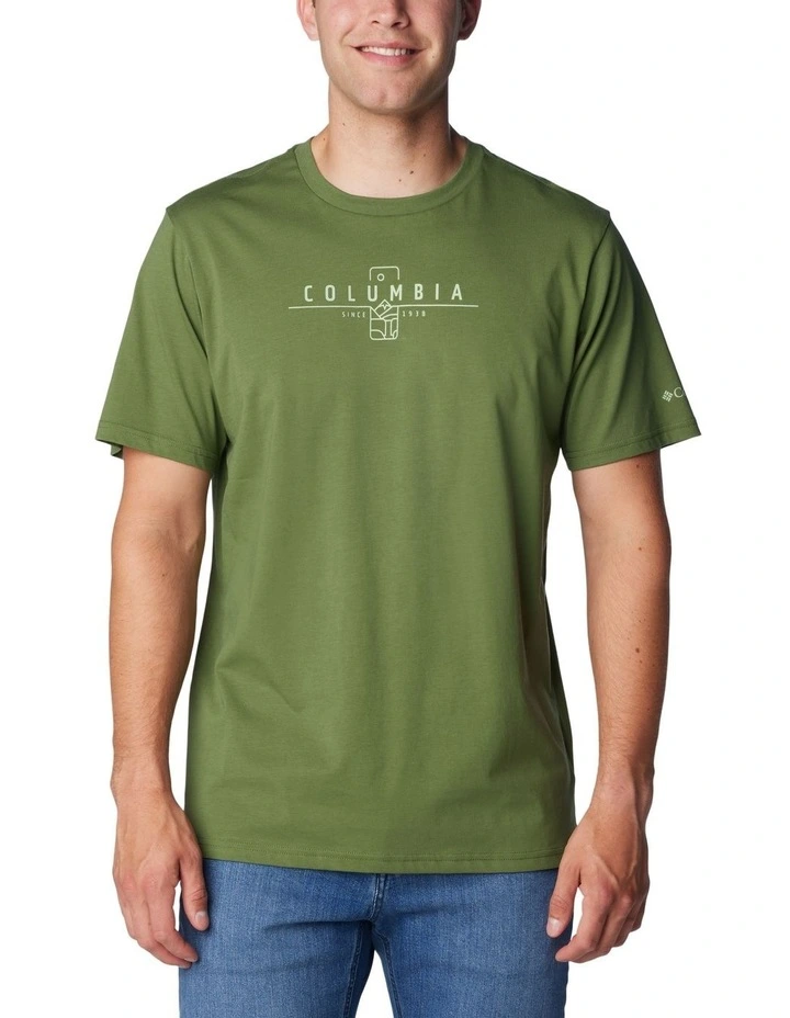 CSC Seasonal Logo Tee in Green image 1