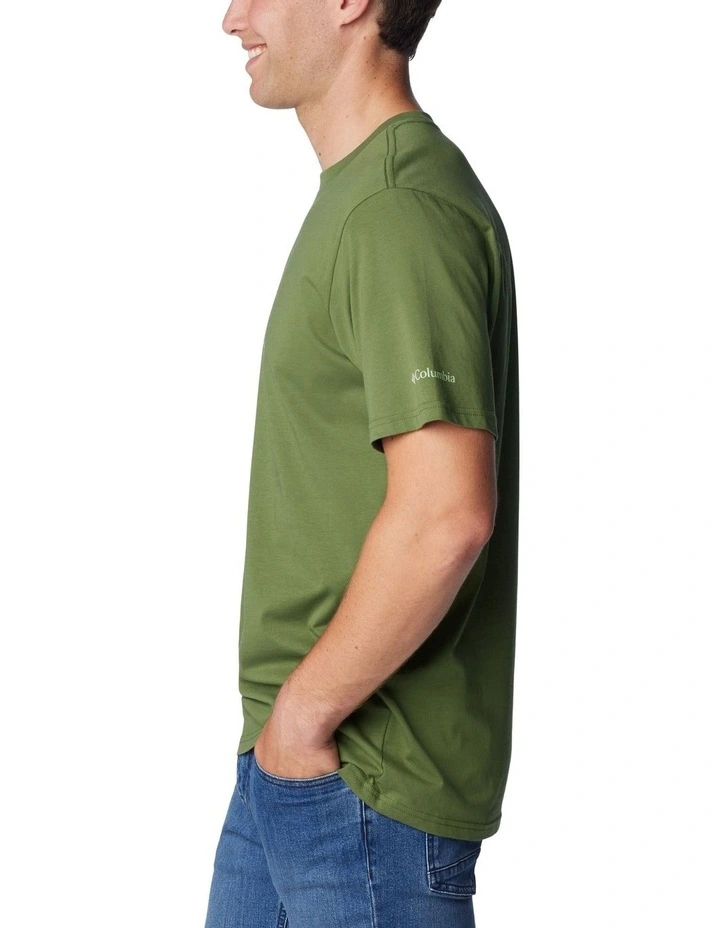 CSC Seasonal Logo Tee in Green image 3