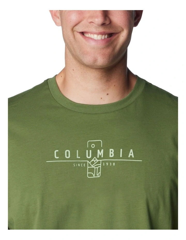 CSC Seasonal Logo Tee in Green image 4