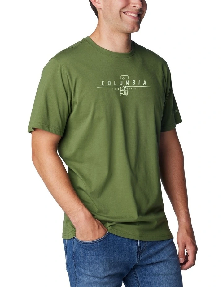 CSC Seasonal Logo Tee in Green image 5
