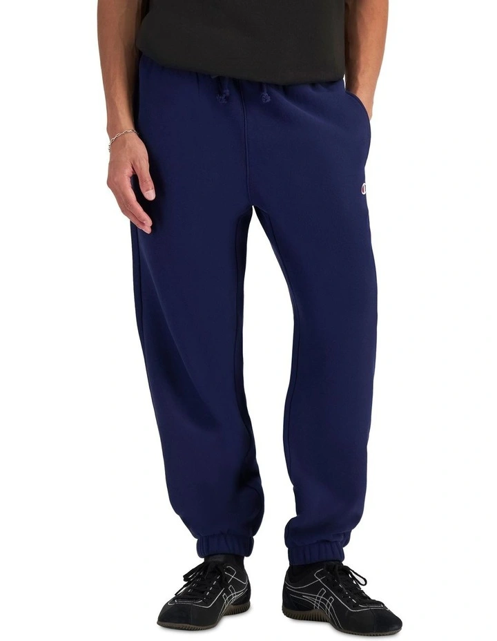 Reverse Weave Relaxed Joggers in Sail Away Navy image 1