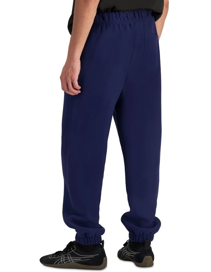 Reverse Weave Relaxed Joggers in Sail Away Navy image 3