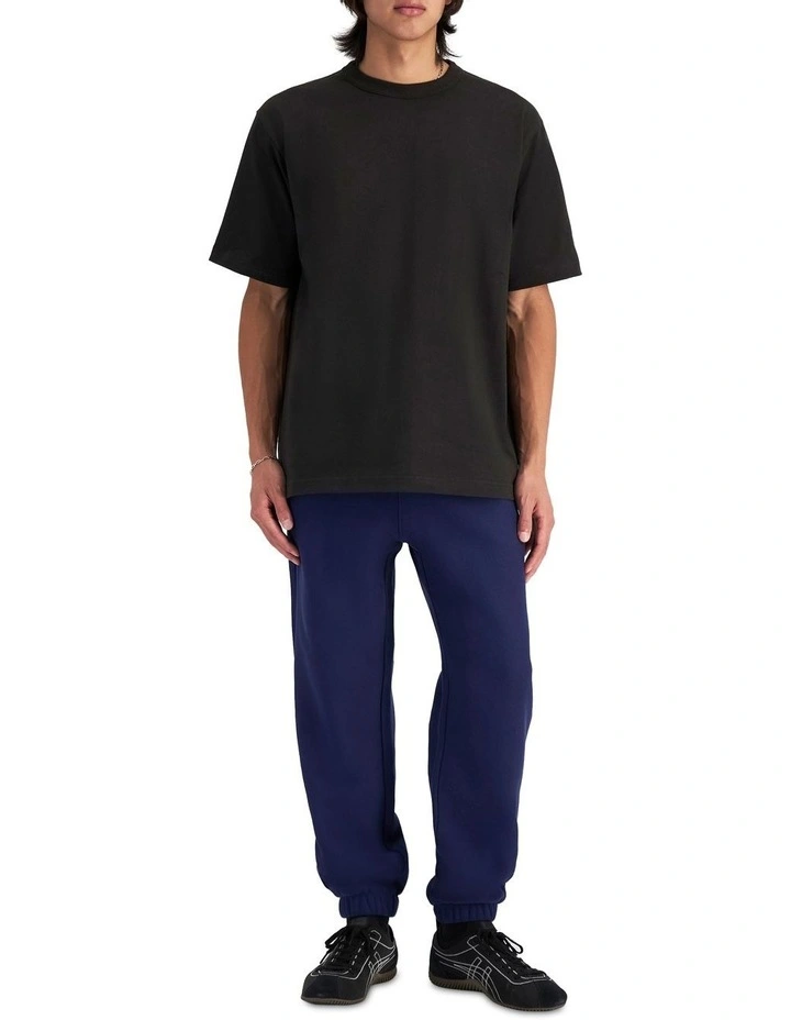 Reverse Weave Relaxed Joggers in Sail Away Navy image 4