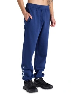 Puff Script Cuff Pant in Blue