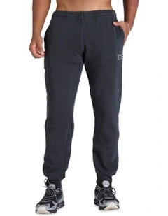 Vintage Wash Slim Leg Jogger in Black