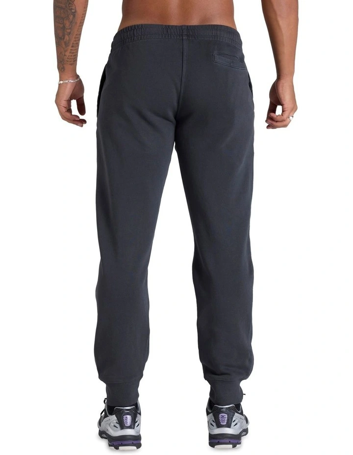 Vintage Wash Slim Leg Jogger in Black image 2
