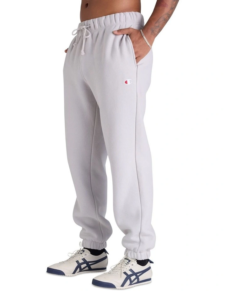 Reverse Weave Relaxed Jogger in Grey image 3