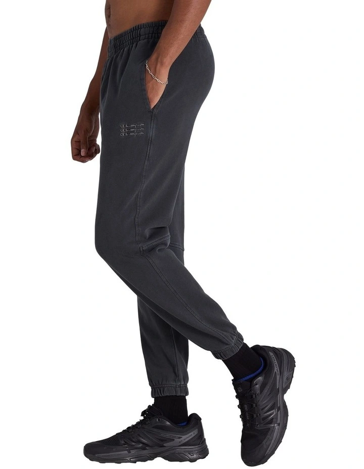 Vintage Wash Jogger in Black image 3