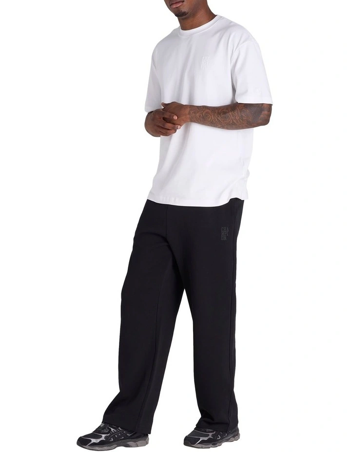 Straight Base Jogger in Black image 4