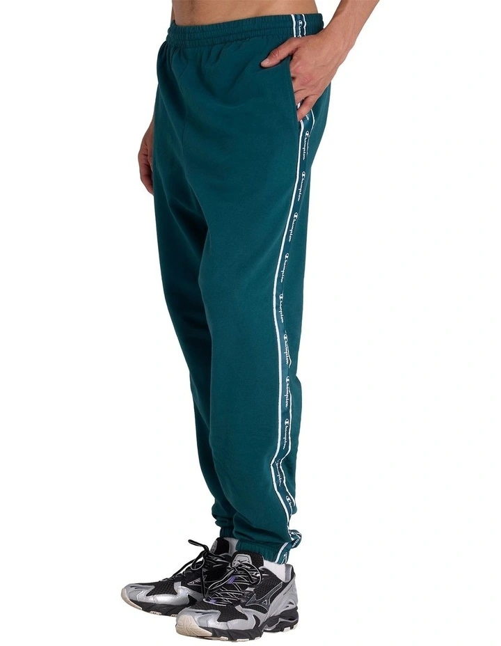 Lux Taping Trackpant in Green image 3