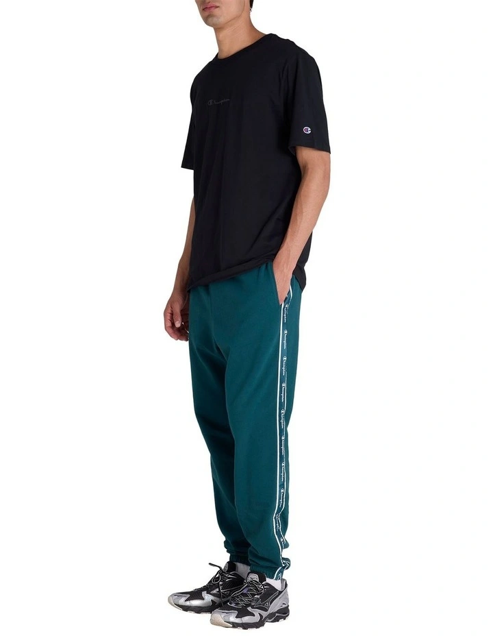 Lux Taping Trackpant in Green image 4