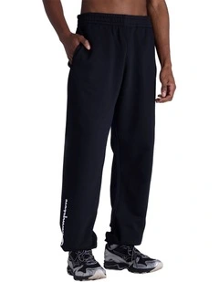Puff Script Trackpant in Black