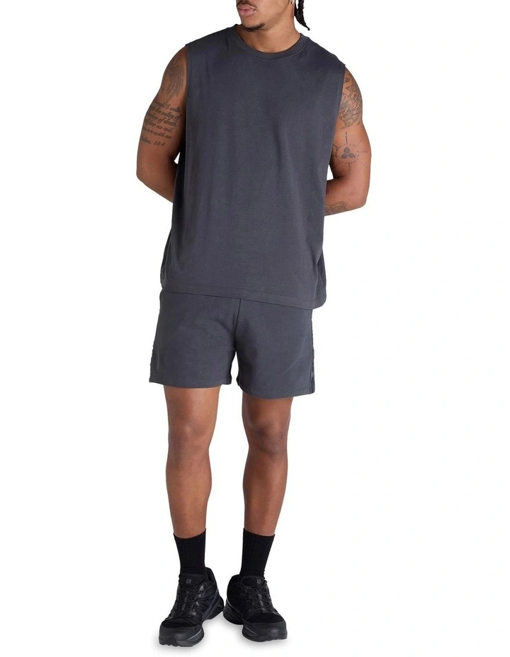 Lux Taping Shorts in Grey image 4