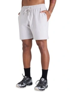 Reverse Weave Terry Shorts in Grey