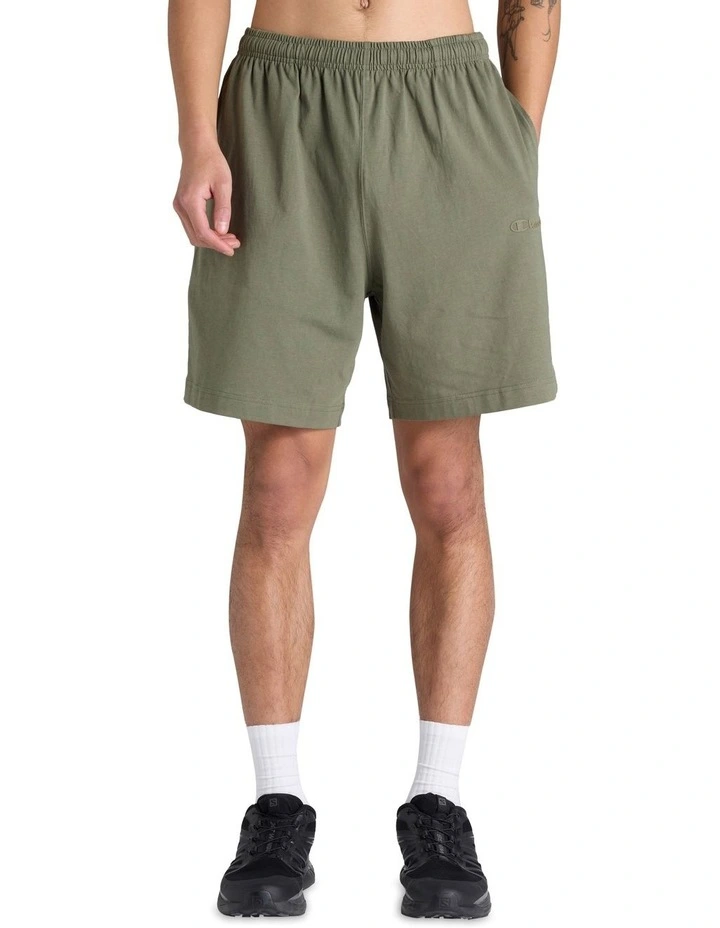 Tonal Script Short in Green image 1