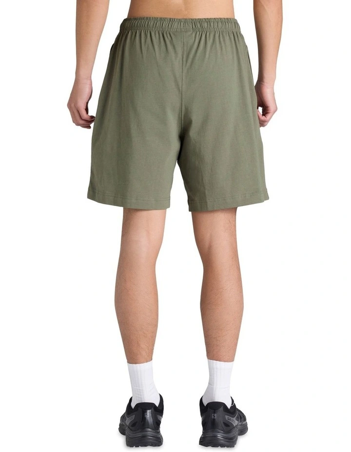 Tonal Script Short in Green image 2