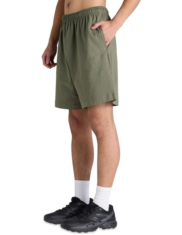 Tonal Script Short in Green image 3