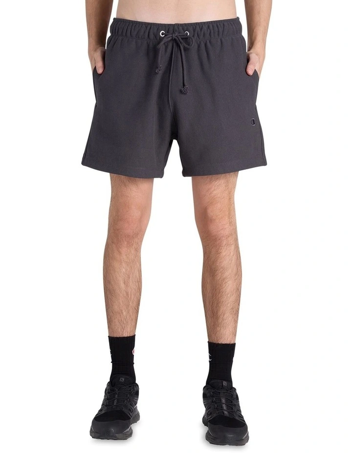 Reverse Weave Terry 5-Inch Shorts in Grey image 1