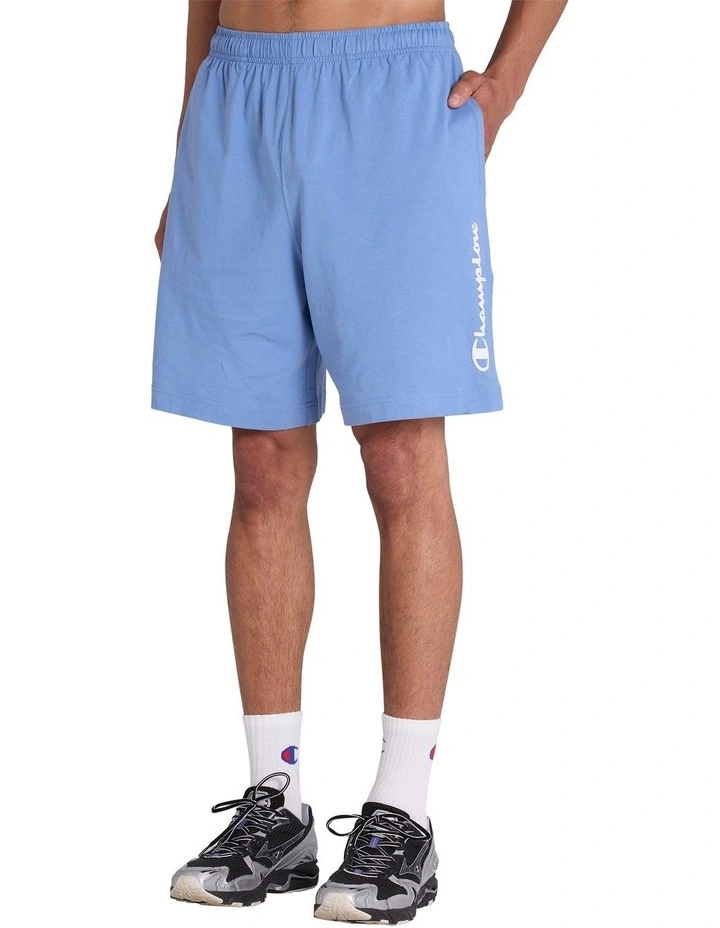 Puff Script Short in Frontier Blue image 1