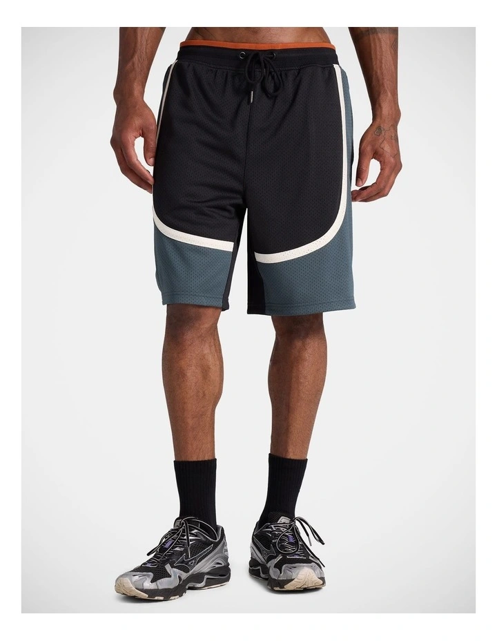 Mesh Basketball Shorts Black image 1